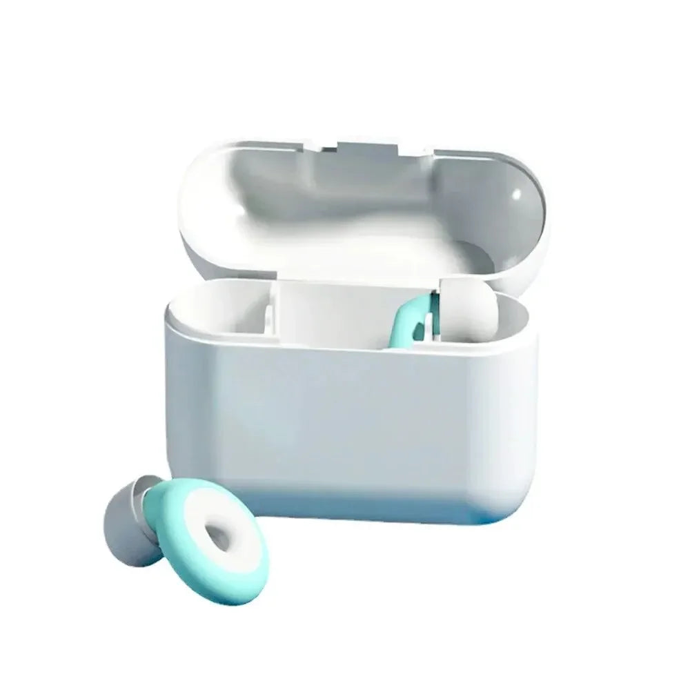 1 PAR DE TAPONES PARA LOS OÍDOS CON REDUCCIÓN DE RUIDO PARA DORMIR, DE SILICONA SUAVE, PROTECCIÓN CONTRA EL RUIDO, REUTILIZABLES, PARA VIAJES, NATACIÓN, IMPERMEABLES.