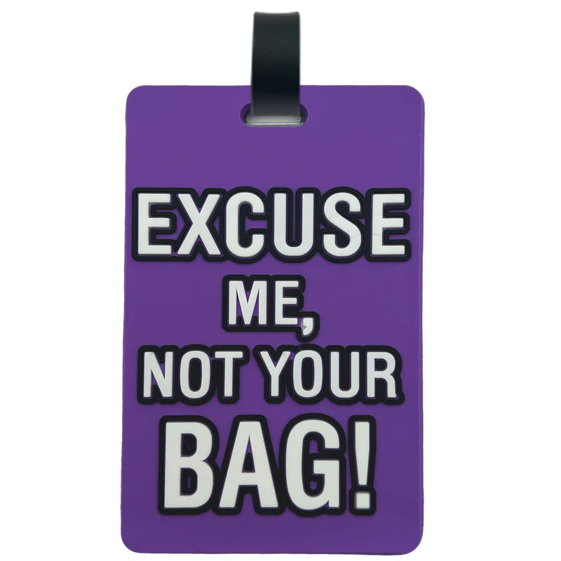 1/7PC PORTABLE TRAVEL ACCESSORIES LUGGAGE TRAVEL TAG SILICA GEL SUITCASE LABELS NAME ID ADDRESS TAGS BAGGAGE BOARDING TAG LABEL