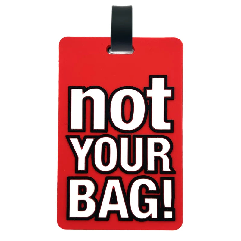 1/7PC PORTABLE TRAVEL ACCESSORIES LUGGAGE TRAVEL TAG SILICA GEL SUITCASE LABELS NAME ID ADDRESS TAGS BAGGAGE BOARDING TAG LABEL